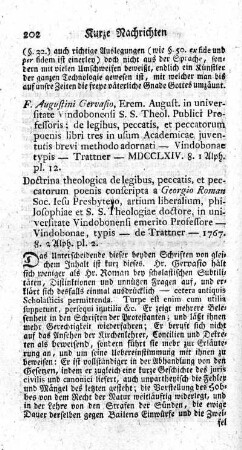 Doctrina theologica de legibus, peccatis, et peccatorum poenis.