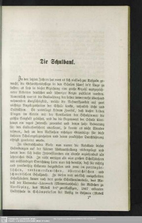 Die Schulbank