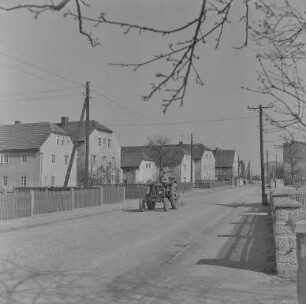 Purschwitz. Ortsteilansicht. Straßenbild