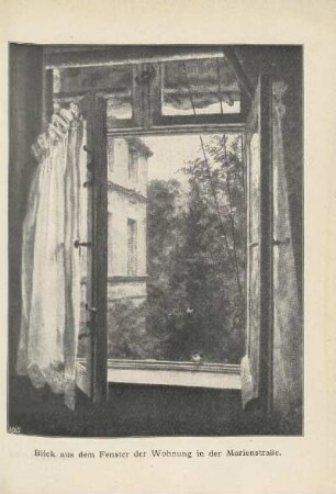 Blick aus dem Fenster der Wohnung in der Marienstraße