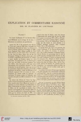 Explication et commentaire raisonné des 103 planches de l'ouvrage