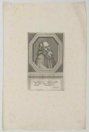 Bildnis des Ulricus Haller