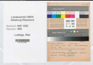 Entnazifizierung Max Ludwigs, geb. 07.04.1867 ()
