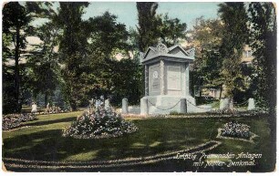 Leipzig: Promenaden-Anlagen mit Müller-Denkmal