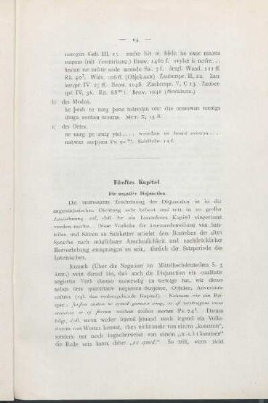 Fünftes Kapitel.