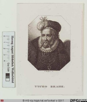 Bildnis Tycho (eig. Tyge) Brahe