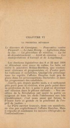 Chapitre VI La Premiére Révision