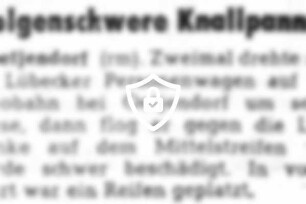 Folgenschwere Knallpanne