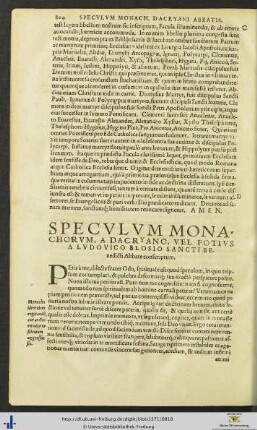 Speculum Monachorum