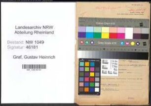 Entnazifizierung Gustav Heinrich Graf , geb. 30.01.1899 (Werkmeister)