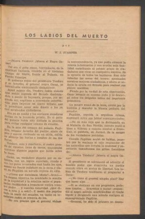 Los labios del muerto