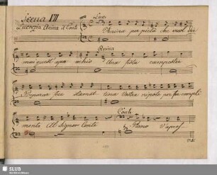 Scèna VII. Recitativo: Anina per pietà che vuol dir