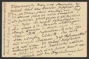 Postkarte an Jella von Oppenheimer : 29.03.1924