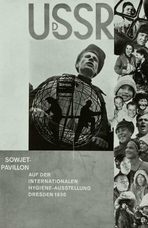 Führer durch den Pavillon der UdSSR auf der Internationalen Hygiene-Ausstellung Dresden 1930: Vordere Umschlagseite