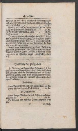 17. Verlosung der Holtzgaben