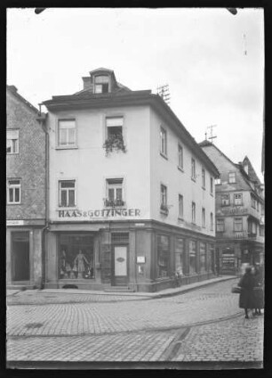 Gebäude Ecke Brückengasse/Marktplatz (Haas und Götzinger)