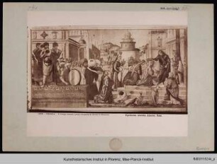Heiliger Georg tauft den Heidenkönig und seine Familie - Hl. Georg tauft den Heidenkönig u. seine Familie