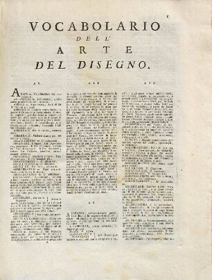 Vocabolario Toscano dell' arte del disegno