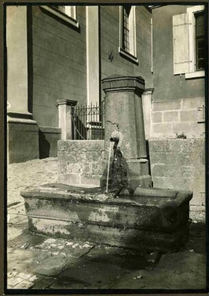 bei Annweiler, Laufbrunnen an der Kirche