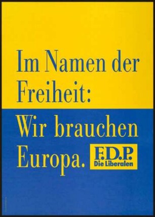 FDP, Europawahl 1994