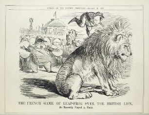 The French game of leap-frog over the British lion