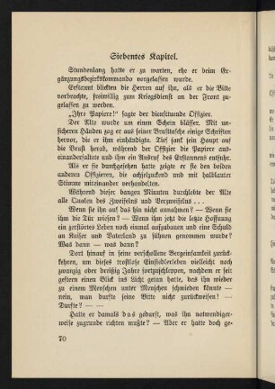 70-79, Siebentes Kapitel
