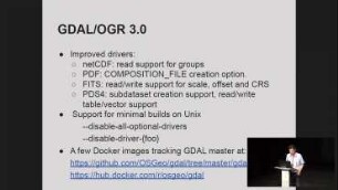 State of GDAL: GDAL 2.4 and 3.0
