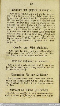 Bremsen vom Vieh abzuhalten
