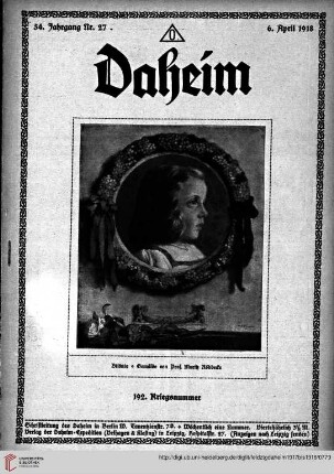 Hefte 27-30, April 1918