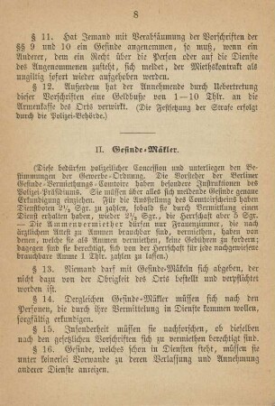 II. Gesinde-Mäkler