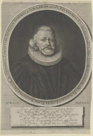 Bildnis des Christophorus Sigismundus Donauerus