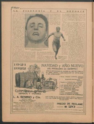 La fisonomía y el deporte