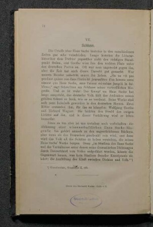 VII. Schluss.