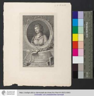 Charlotte Elisabeth Constantia von der Recke geb. Græfin von Medem / E. Henne fec.