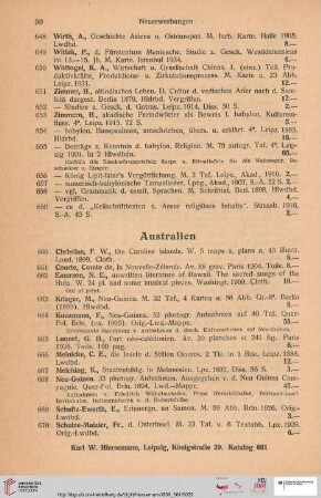 Australien (Nr. 660-673)