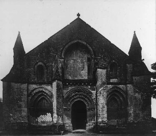 Aulnay, St. Pierre, Westfassade