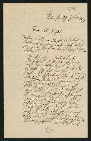119-122, Brief vom 29. Januar 1871