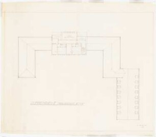 Schloss Sonnenburg, Bad Freienwalde: Grundriss Dachgeschoss 1:100
