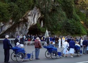 Frankreich. Midi Pyrenees. Hautes Pyrenees. Lourdes. Grotte miraculeuse. Wundertätige Grotte