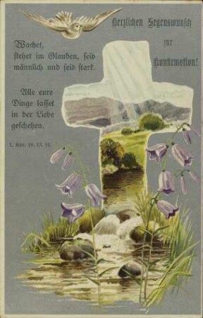 Herzlichen Segenswunsch zur Konfirmation!