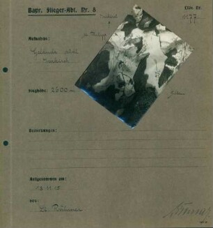 Foto des Geländes südlich von Markirch (Sainte-Marie-aux-Mines) (Luftbild)