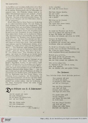 Drei Gedichte