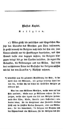 Fünftes Kapitel- Religion.