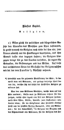 Fünftes Kapitel- Religion.