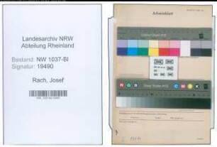 Entnazifizierung Josef Rach , geb. 22.06.1903 (Angestellter)