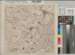 Höxter (Höxter) Stadtplan und Umgebung (Vorder- und Rückseite) von 1939 1 : 5000/50 000 33 x 34 Druck