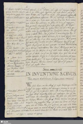 Sermo decimus: In Inventione S. Crvcis.
