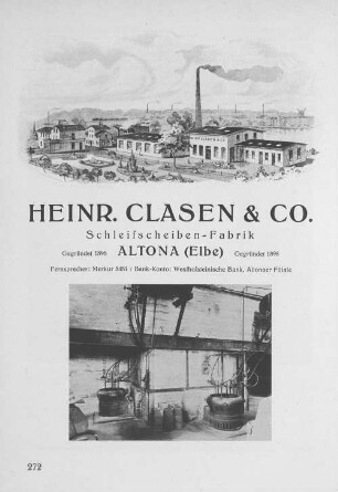 Heinr. Clasen & Co. Schleifscheiben-Fabrik