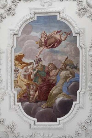 Decke des Audienzzimmers — Das Urteil des Paris