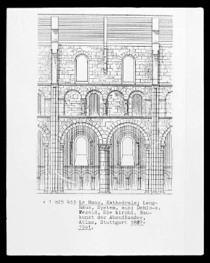 Die Kathedrale Saint-Julien von Le Mans: das Langhaus-System